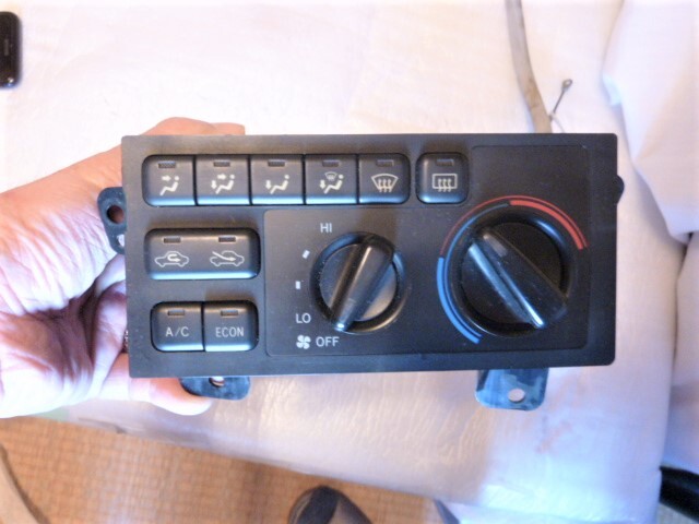 セリカ200 ST202 後期 エアコンスイッチ ワイヤー付 ノーマルエアコン カリーナED コロナEXIV等にも 希少☆拍卖