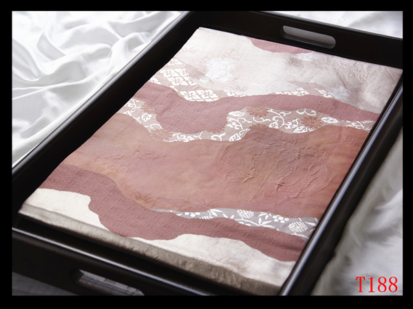 蔵【T188】厳選美品 正倉院煌樹下双鳥紋 蘇芳香色地 気品豊かに 正絹高級美術名古屋帯 ◇検◇簪着物袋帯和装小物帯締め拍卖