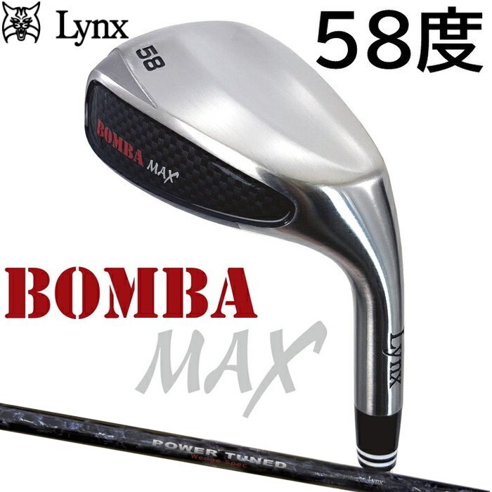 ★Lynx リンクス BOMBA MAX Wedge ボンバ マックス ウェッジ オリジナルカーボン 58度 中空ウェッジ★2024モデル★拍卖