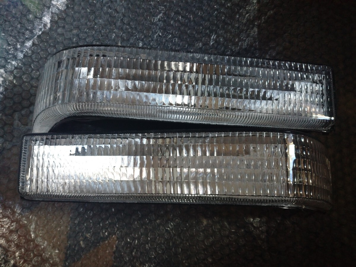 【未使用 社外品】93'〜 クライスラー ジープ グランドチェロキー フロント クリアウィンカー 左右 セット / CHRYSLER Jeep GRAND CHEROKEE拍卖