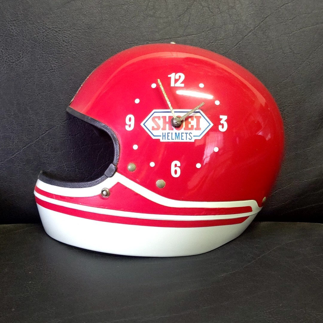SHOEI ショーエイ ヘルメット時計 非売品 当時物 販売店用 希少 昭和 族ヘル 拍卖