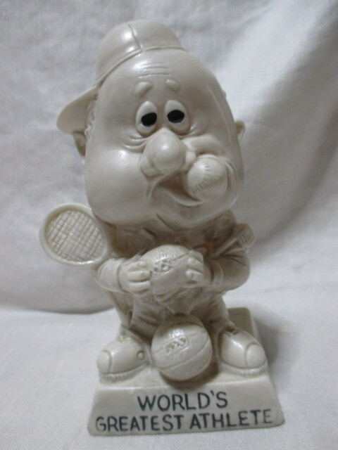 即決★USA製 R&W Berries社 ビンテージ メッセージドール WORLD'S GRATEST ATHLETE スポーツ /1971年拍卖
