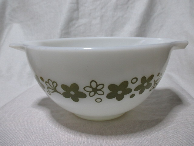 即決★PYREX オールドパイレックス ミキシングボウル Sサイズ/デイジー 花柄拍卖