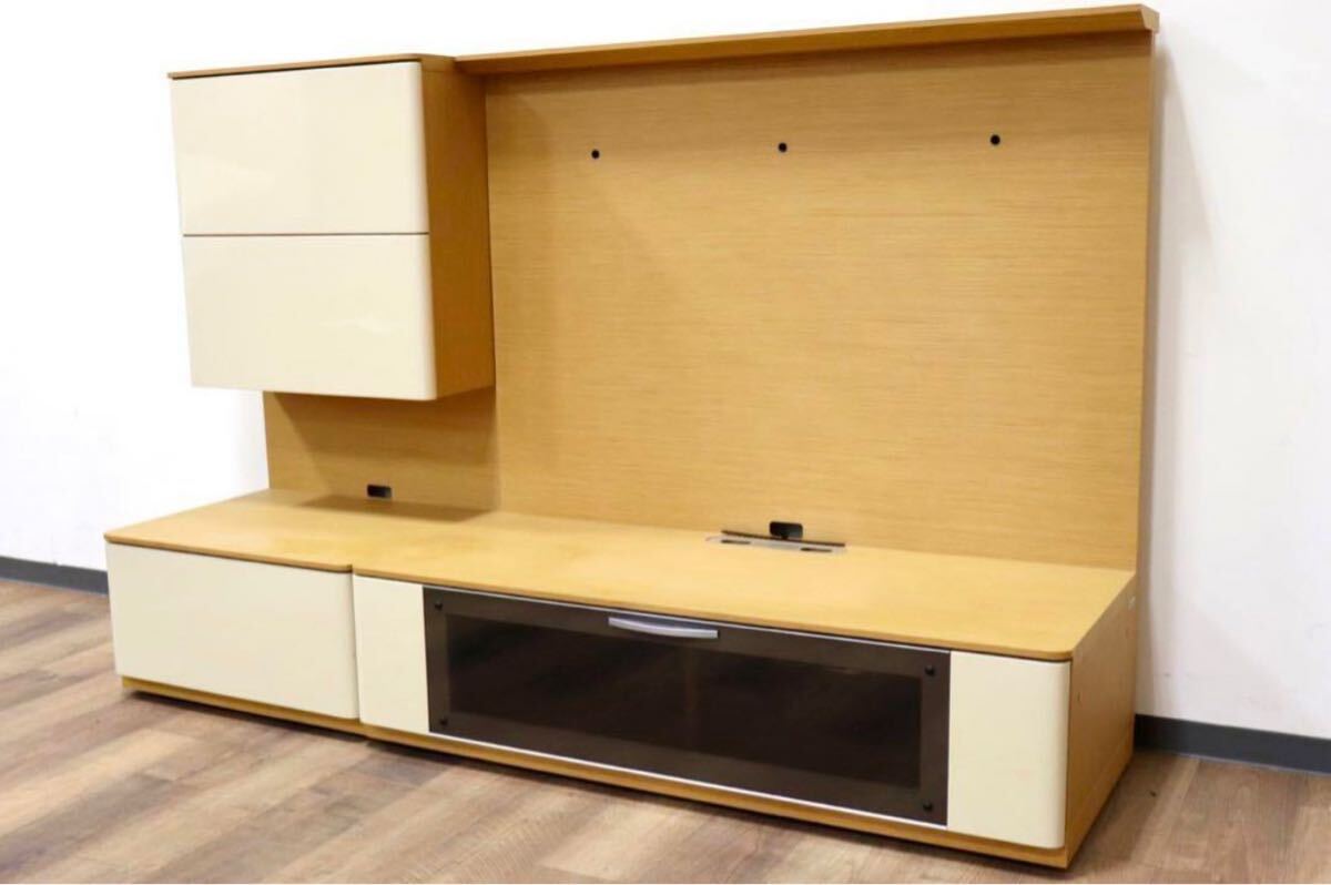 GMGN397○karimoku / カリモク Direttore ディレトーレ TVボード AVボード リビングボード キャスター付き 収納家具 オーク材 国産家具拍卖