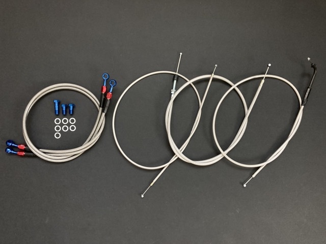 XJ400D/E アップハンワイヤーセット Ckit 30cmロング拍卖