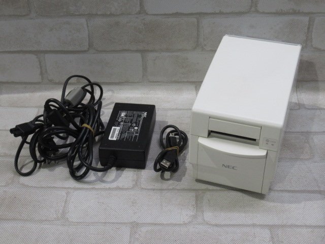 Ω 新R 0001 保証有 NEC【 PWPX241W01A 】レシートプリンタ (58mm)(白) AC/USBケーブル付拍卖