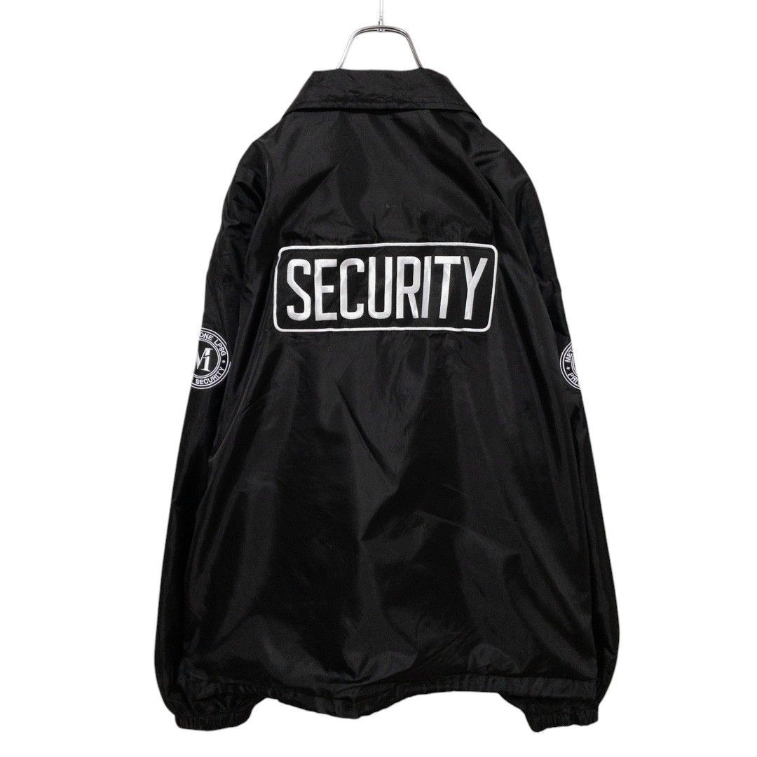 【TACT SQUAD】 SECURITYワッペン刺? 企業ロゴ コーチジャケット S-968拍卖