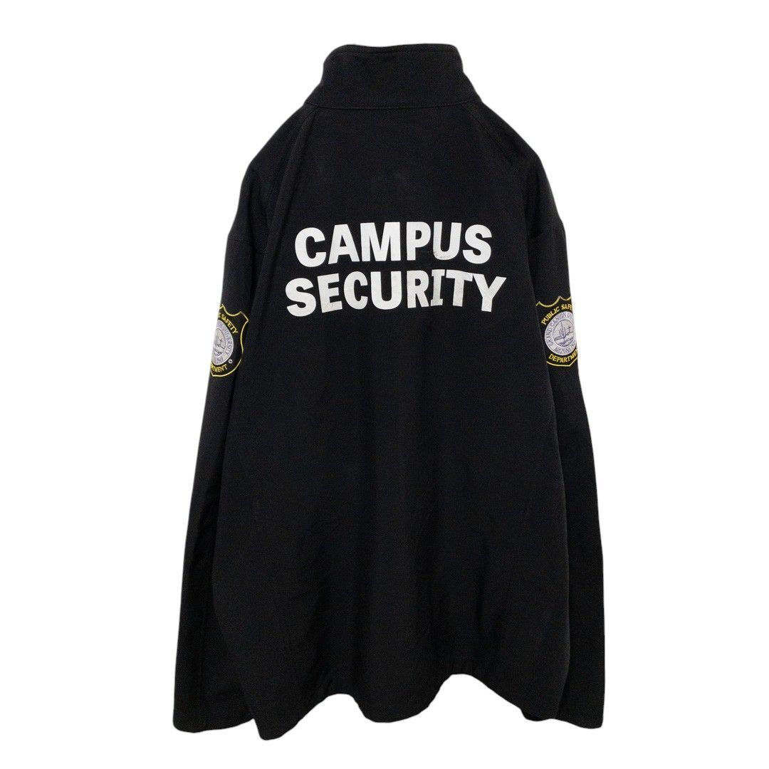 【PORT AUTHORITY】 バックプリント ワッペン刺? 裏地フリース ソフトシェル セキュリティジャケット S-963拍卖