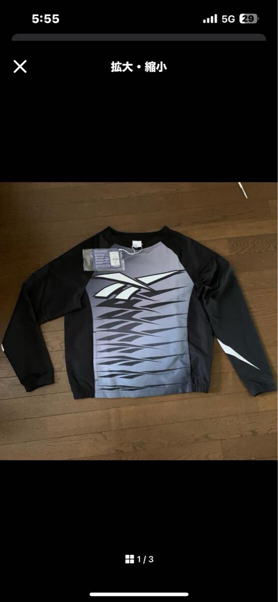 Reebok Classic Lot 6 ピステ EC6808 グレー/ブラック 長袖拍卖