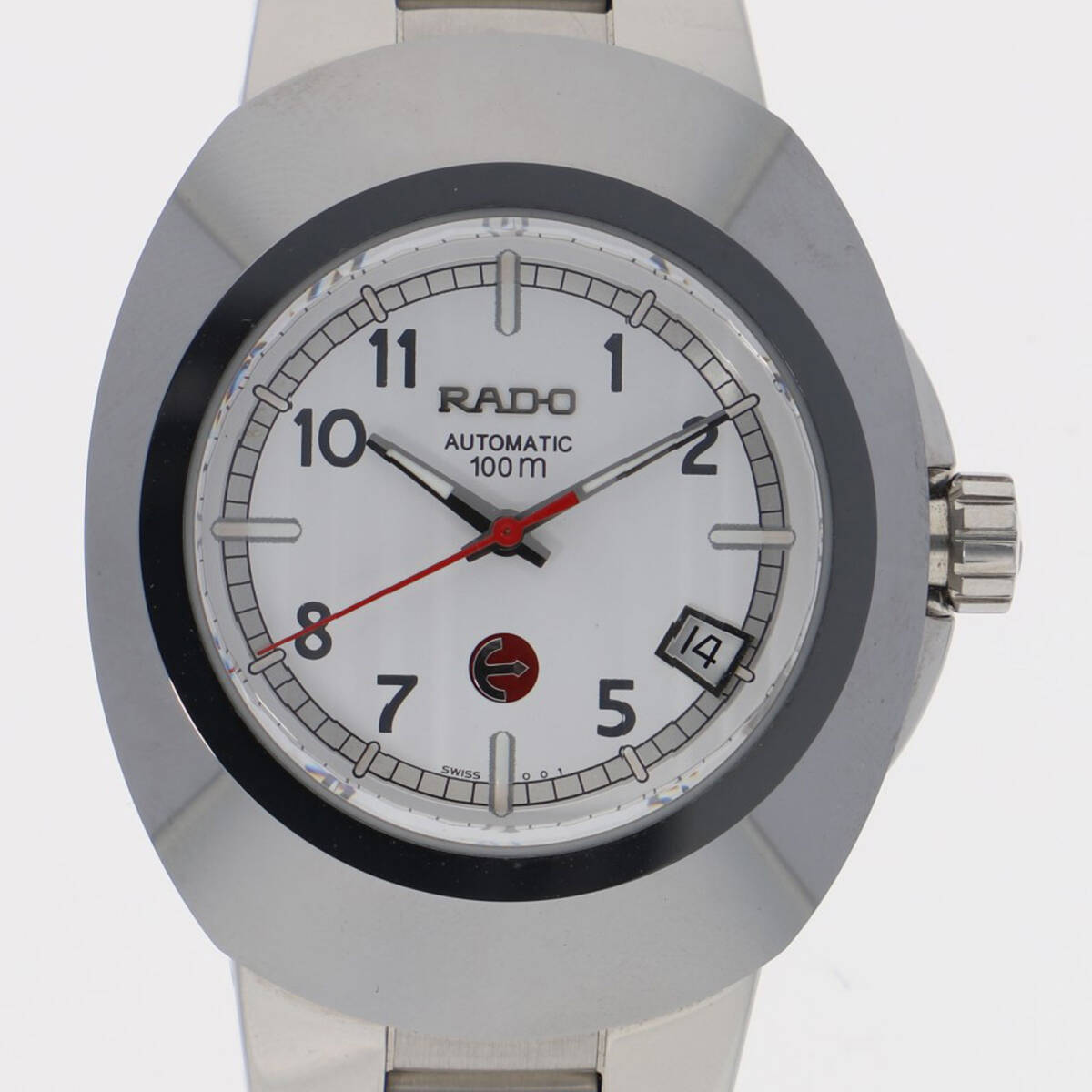 RADO ラドー ダイヤスター デイト ホワイトダイヤル SS 自動巻き 純正ボックス メンズ【104254-104254-7620K】拍卖