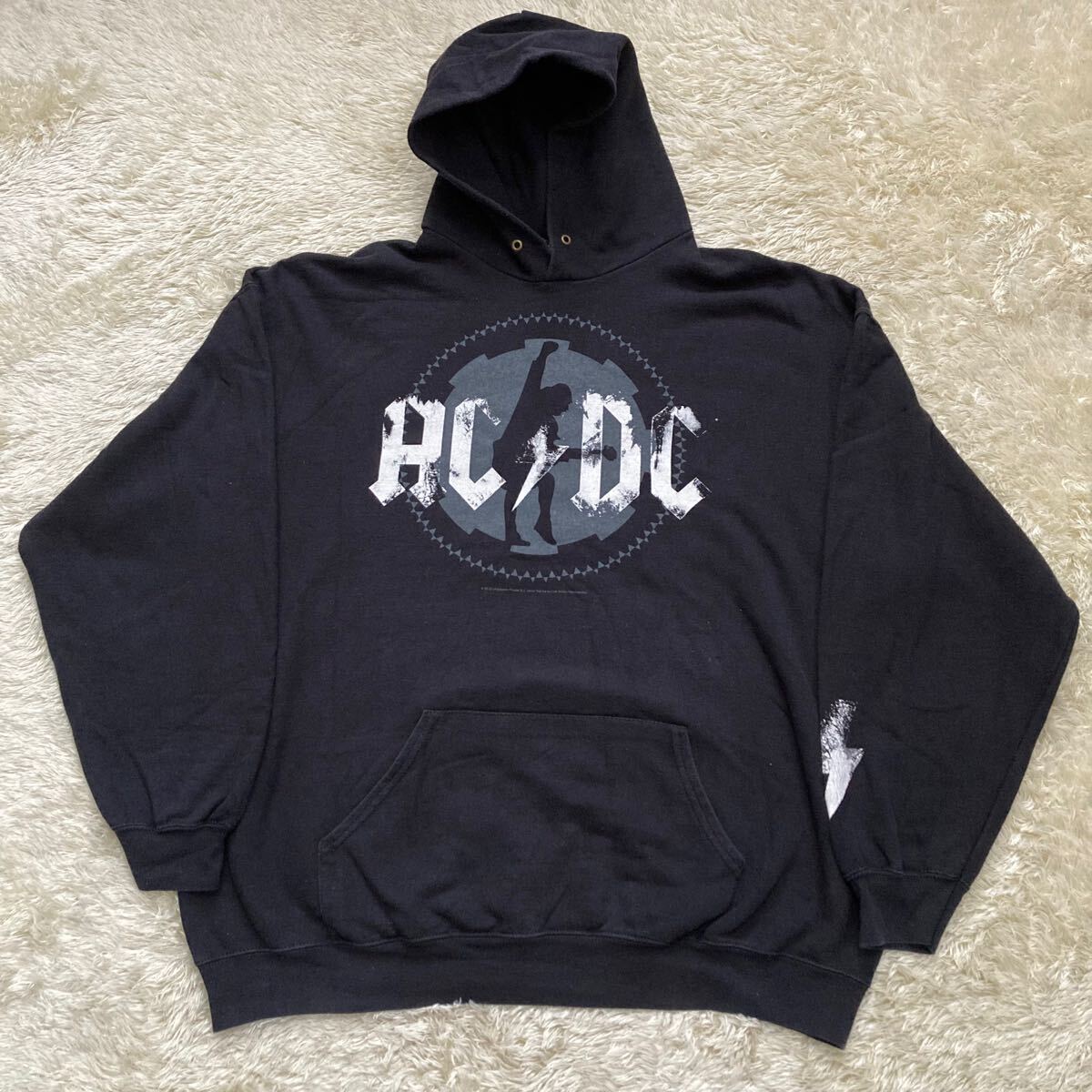 レア AC/DC エーシーディーシー BLACK ICE パーカー バンド拍卖