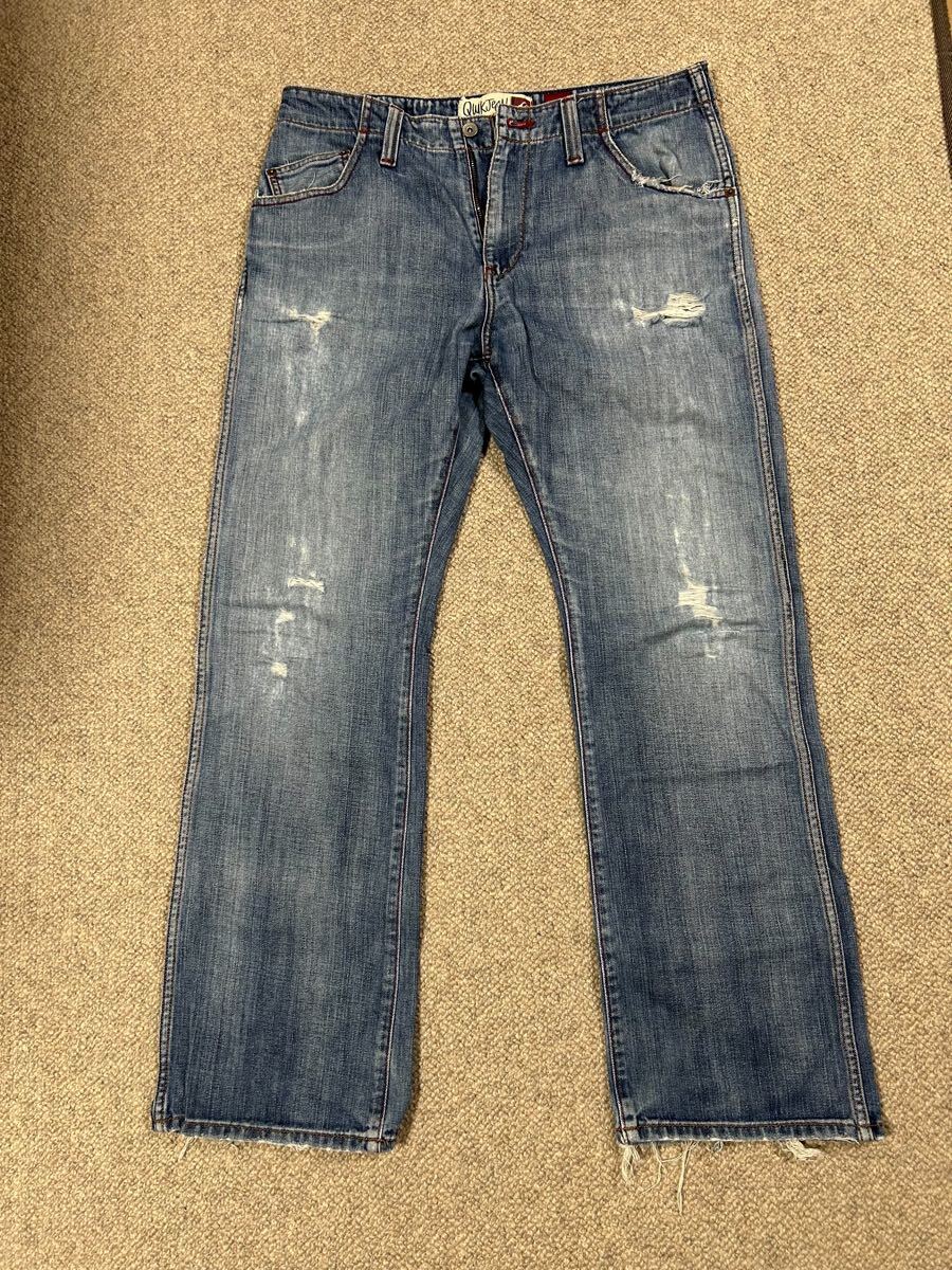 クイックシルバー ダメージジーンズ デニムパンツ ジーンズ拍卖