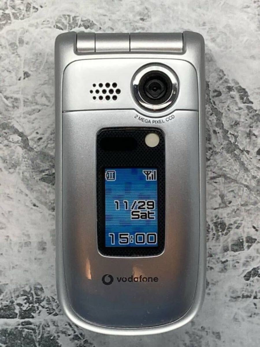《美品モック》vodafone V401SH Raster Silver by SHARP《希少模型》拍卖