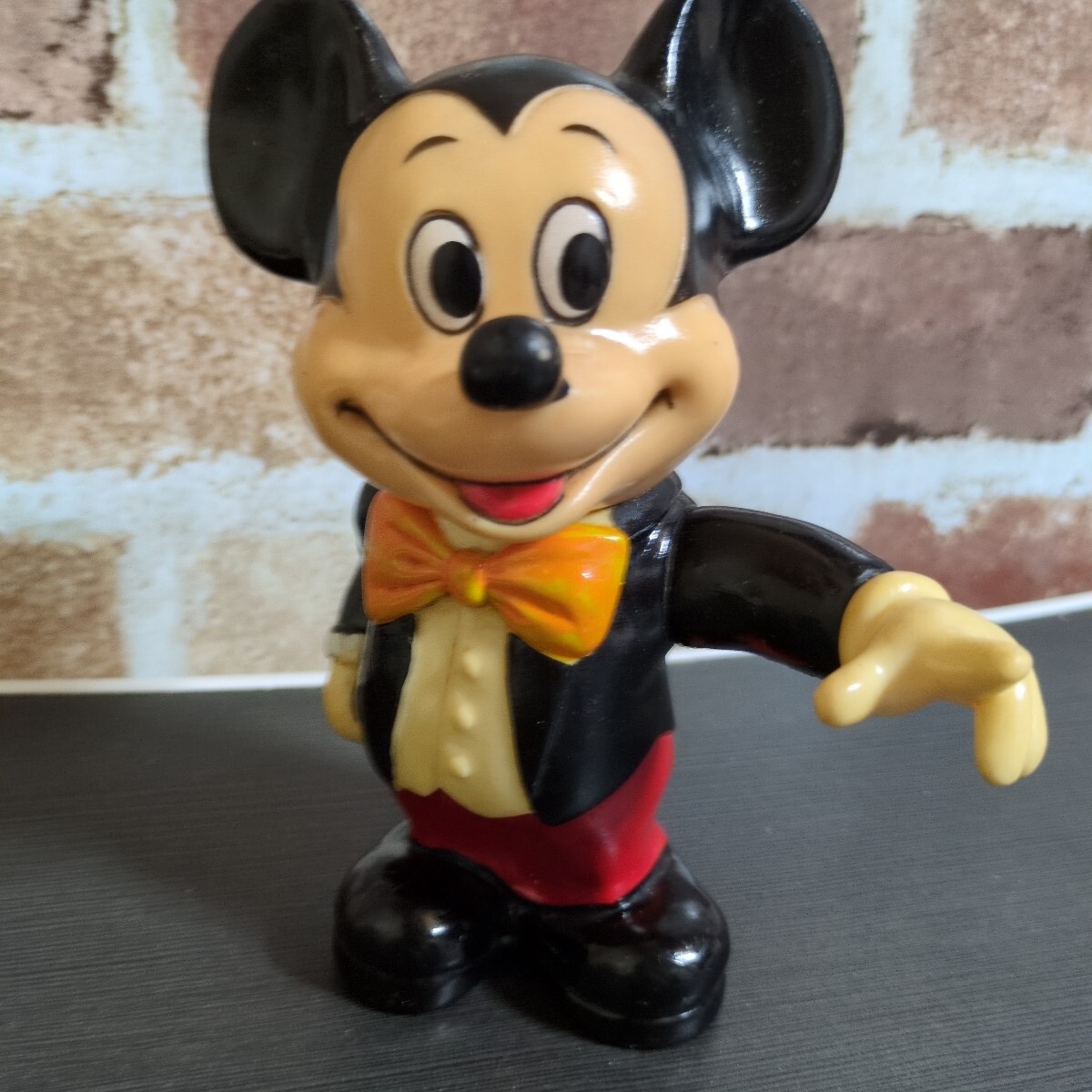 ミッキーマウス 貯金箱 レトロ 当時物拍卖