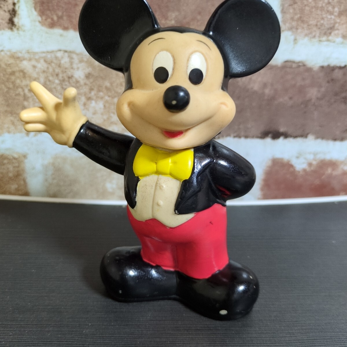 ディズニー ミッキーマウス 貯金箱 当時物 拍卖