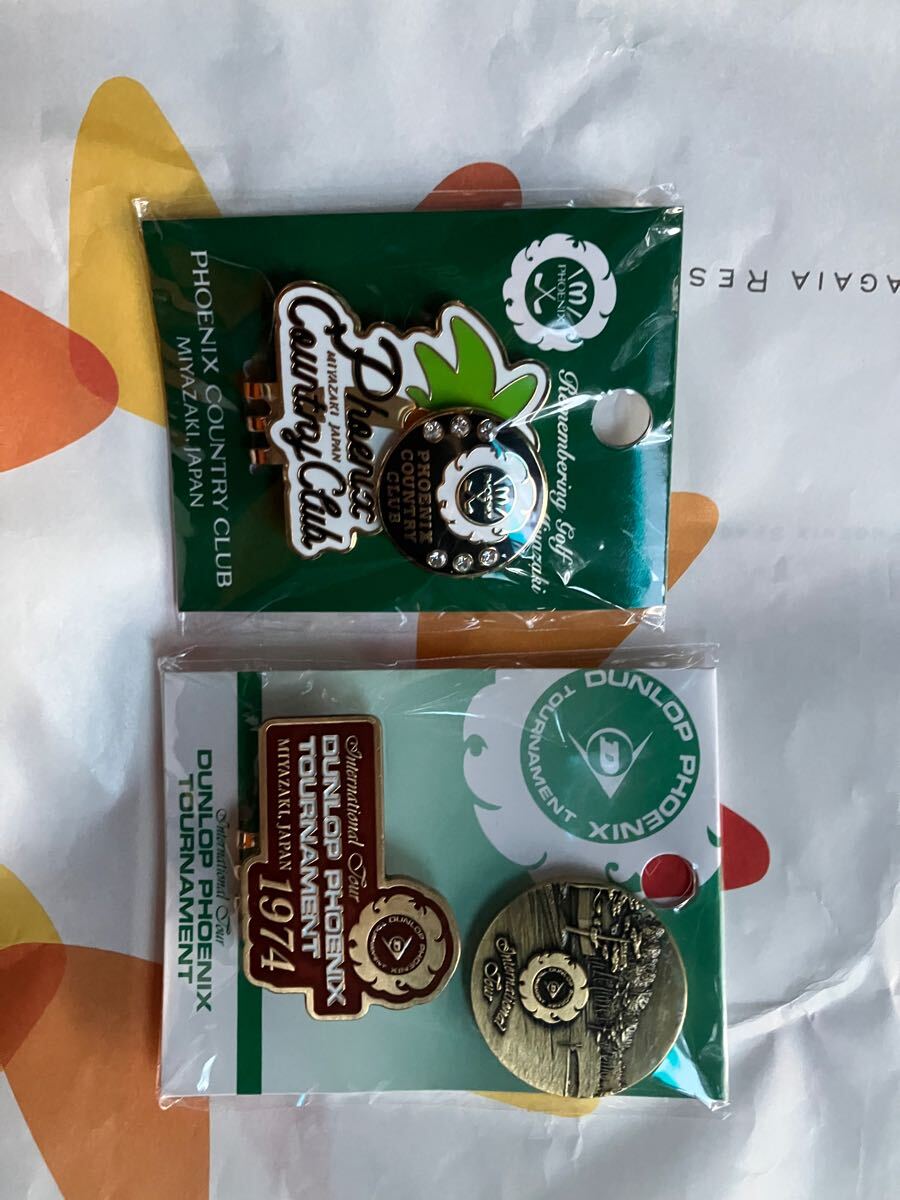 未開封 ダンロップ フェニックス トーナメント オリジナル ゴルフ golf マーカー セット プロゴルフ 拍卖