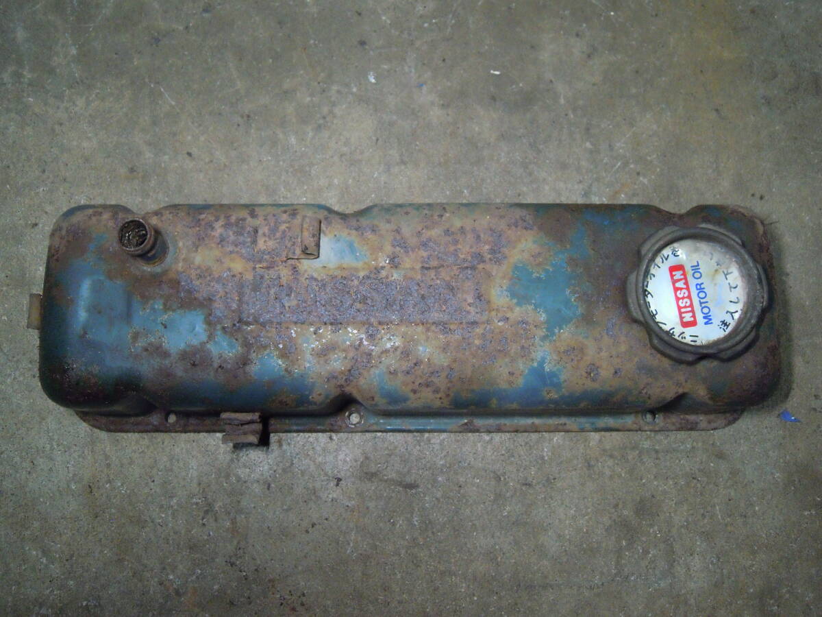 日産 サニー 310 B310 中期 3ドア クーペ A12 A12A A型 純正 エンジン ヘッドカバー タペットカバー キャップ付 検) 110 210 サニトラ 等?拍卖