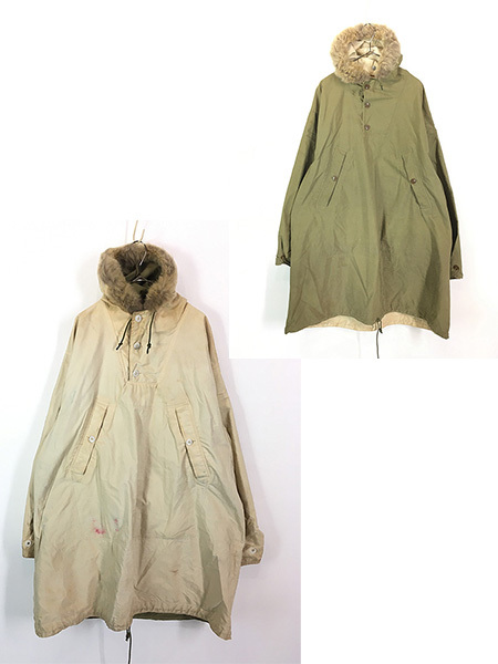 古着 40s 米軍 US ARMY 山岳部隊 コヨーテ ファー リバーシブル プルオーバー スノー パーカー コート XL位拍卖