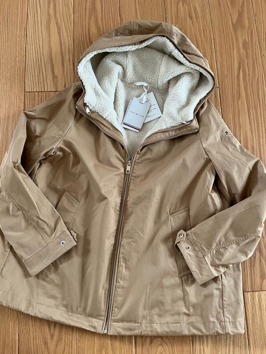 トミーヒルフィガー 新品 タグ付 ジャンパー ブルゾン ボアベスト アウター ジャンパー 定価31900円拍卖
