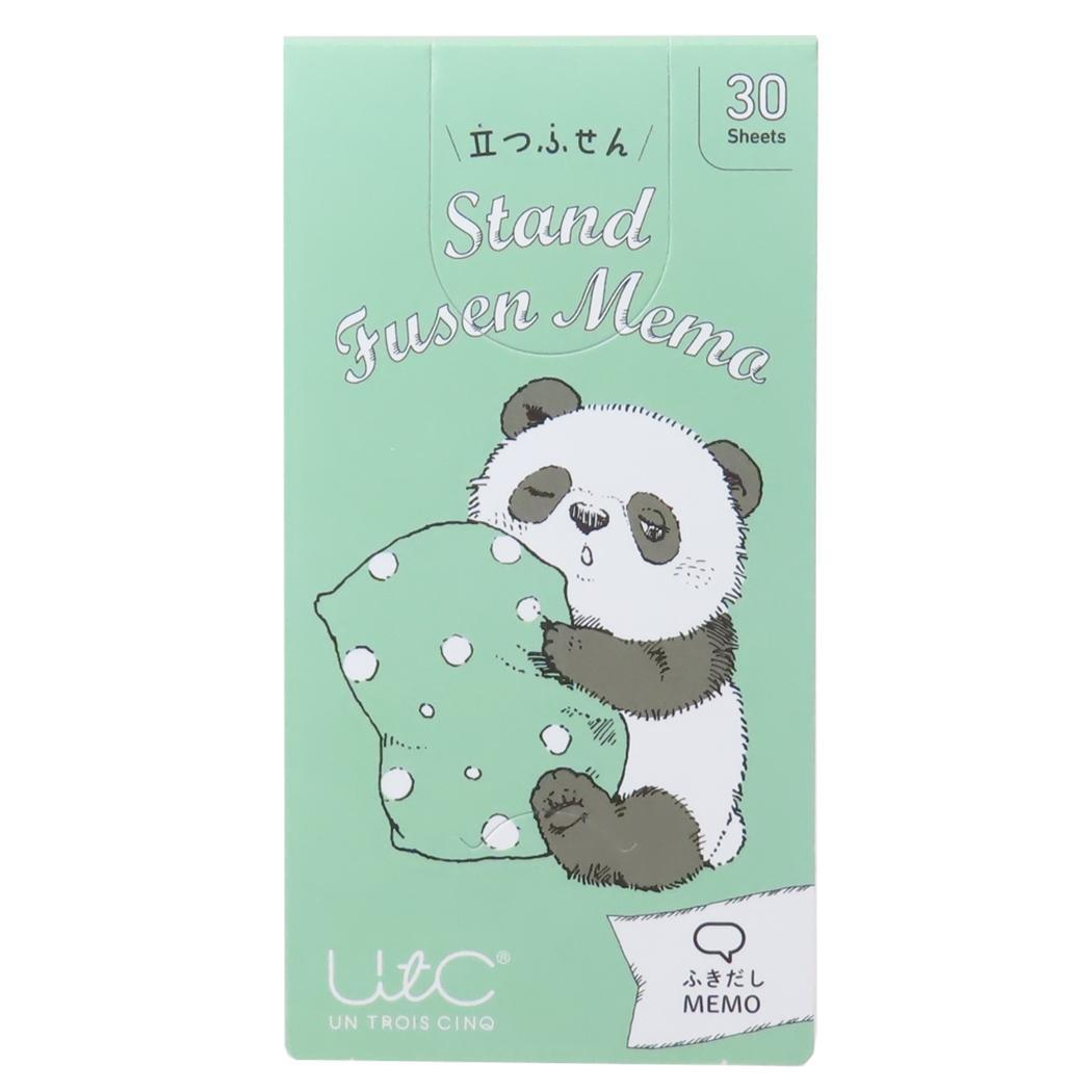 いわさきゆうし 付箋 立つふせん まだ眠たいパンダ ふきだし ヒサゴ 立つふせん かわいい グッズ拍卖