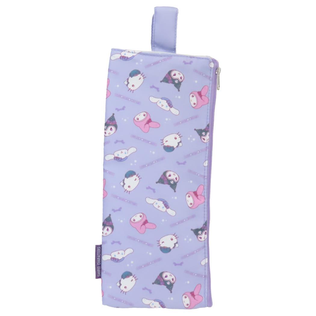 サンリオキャラクターズ 旅行ポーチ トラベル ヘアアイロンポーチ PP パープル サンリオ サンタン コテ 収納 キャラクター グ拍卖