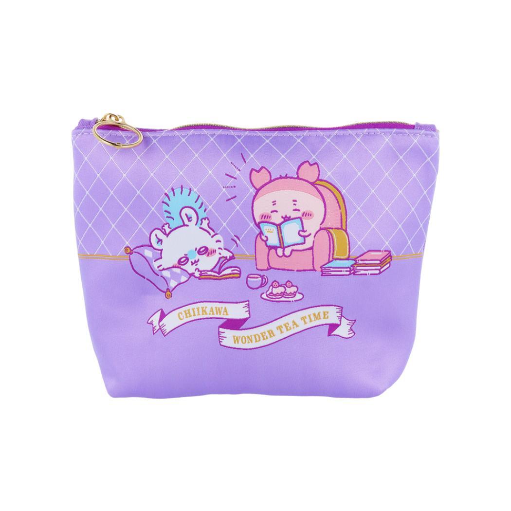 ちいかわ コスメポーチ レピア織ポーチ ティータイムB サンスター文具 化粧ポーチ 小物入れ キャラクター グッズ拍卖