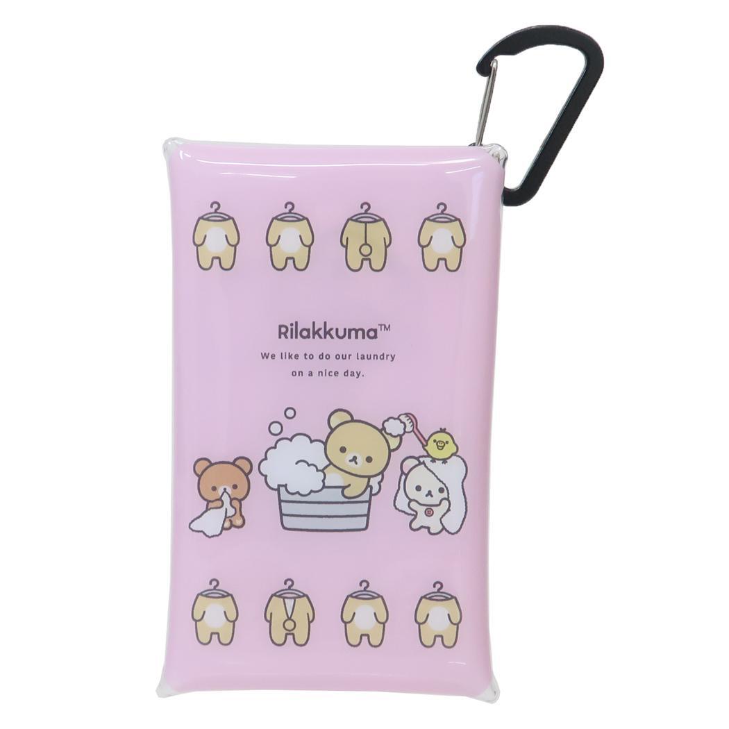 リラックマ マルチケース クリアマルチケースS お風呂 サンエックス マリモクラフト 小物入れ キャラクター グッズ拍卖
