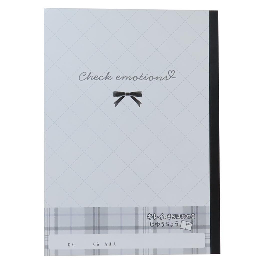 チェックエモーションズ 自由帳 キレイに切り離せる自由帳 新入学 カミオジャパン 新学期準備文具 かわいい グッズ拍卖