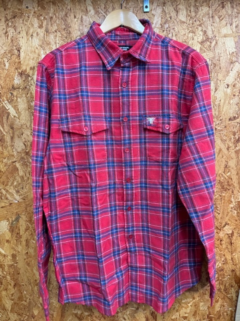 新品 FALLEN ネルシャツ フォールン 赤L/ チェックシャツ スケボー JamieThomas NDIPEMDENT SANTA CRUZ パウエル old スケーター VANS BONZ拍卖