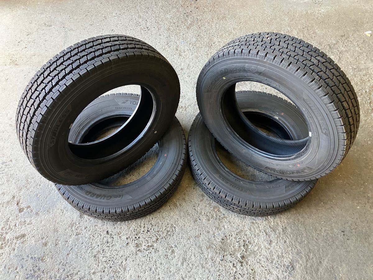 中古スタッドレスタイヤ 155/80R14(88/86N LT)ヨコハマ IG91 9部山【2022年】4本セット プロボックス拍卖