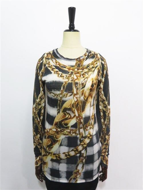 63229 BALMAIN / バルマン グラフィックプリント カットソー拍卖