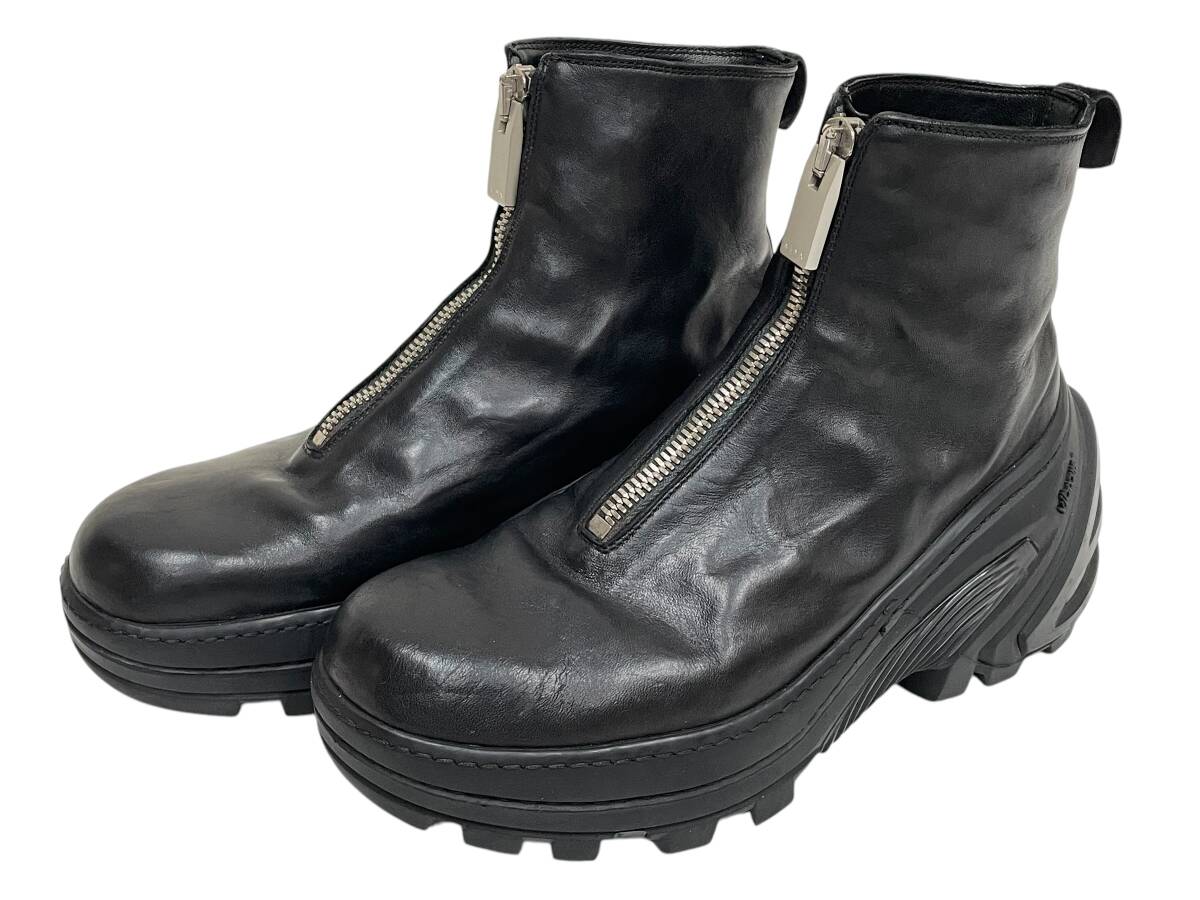極美品 40 GUIDI × 1017 ALYX 9SM Front Zip Boot With Vibram Sole グイディ アリクス フロントジップ ブーツ ビブラムソール拍卖