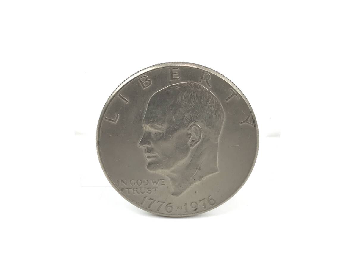 アメリカ アイゼンハワー×ベル 1ドル 白銅貨 リバティコイン 建国200年記念 ミントマークD #241119-1拍卖