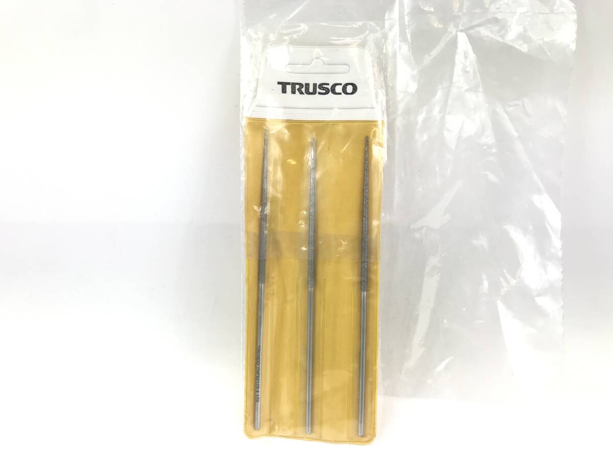 【未開封/保管品】トラスコ中山 TRUSCO ダイヤモンドニードルヤスリ 丸 3本組セット TNFS6(328-9281) #241126-1拍卖