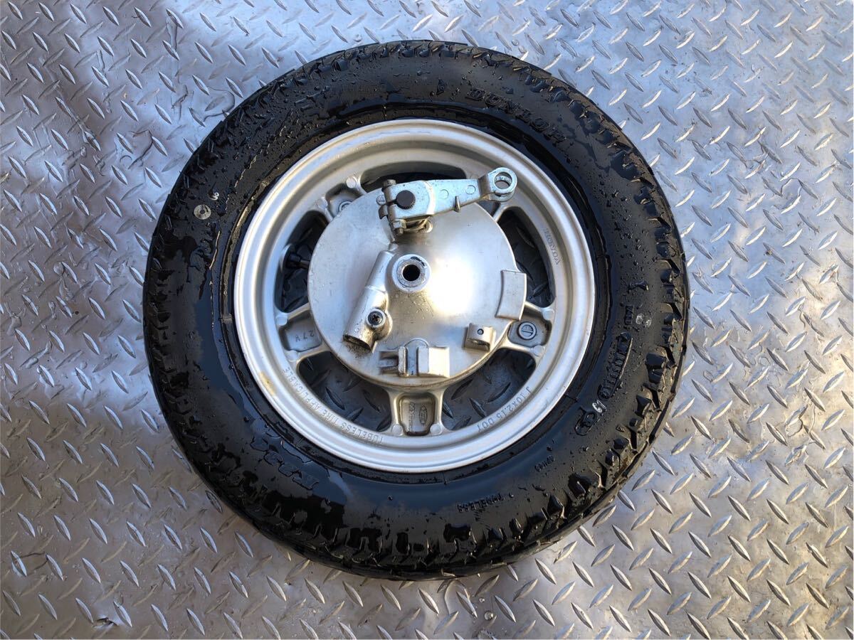 56583■ ホンダ ジャイロX TD02 FI車 (100番台〜) 純正 フロント ホイール ブレーキ ドラム ギア拍卖