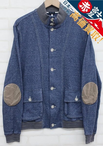 8T7366/PAOLO PECORA コットンニットブルゾン イタリア製 パオロペコラ ジャケット Brilla拍卖