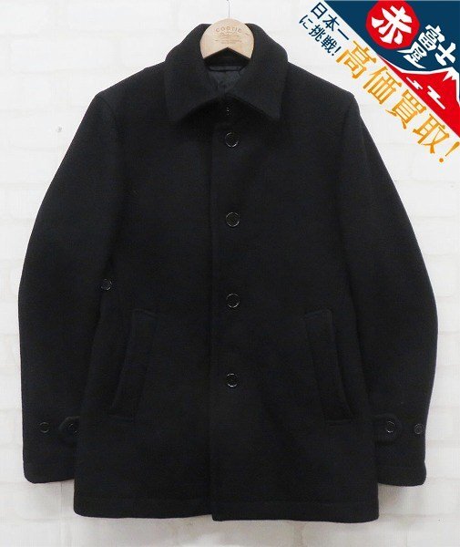 3J5015/JOSEPH HOMME ウールシングルピーコート ジョセフオム拍卖