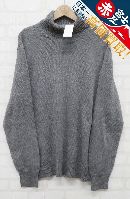 8T6335/未使用品 J.PRESS コットンウール混タートルネックニットセーター Jプレス拍卖