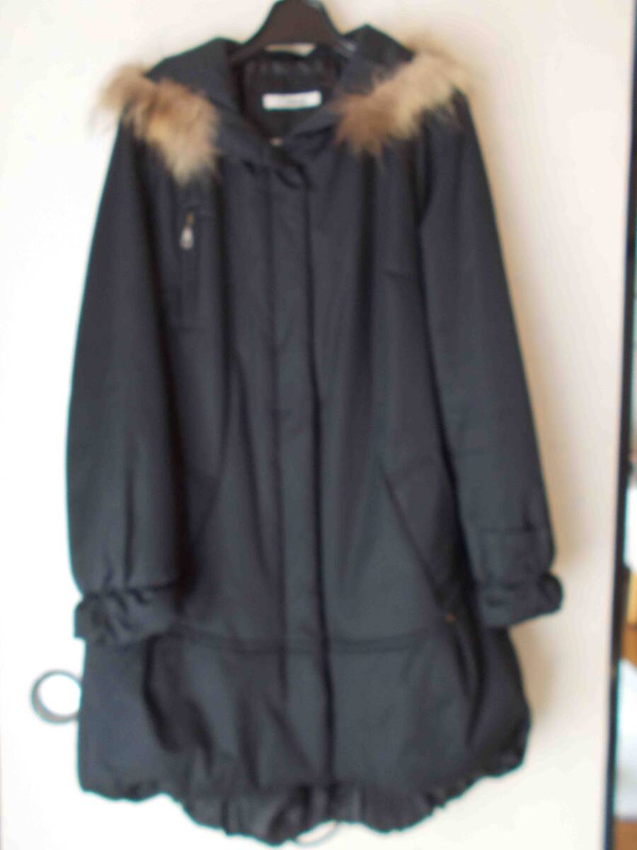 イタリア Chloe クロエ コート レディース ブラック フード付き 拍卖