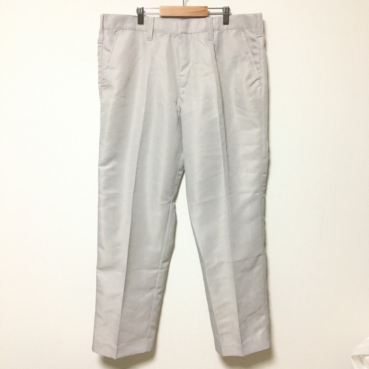 動きやすさ◎【WM CRAFT】ダブルエムクラフト スラックス ストレッチ 作業着 アウトドア ゴルフ GOLF ライトグレー メンズ 95 / Y20574fk拍卖