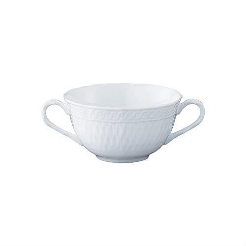 ● Noritake ノリタケ スープ カップ 口径:約11cm、全径:約15.5cm、高さ:約6cm、容量:約310cc(満水) シェール ブラン拍卖