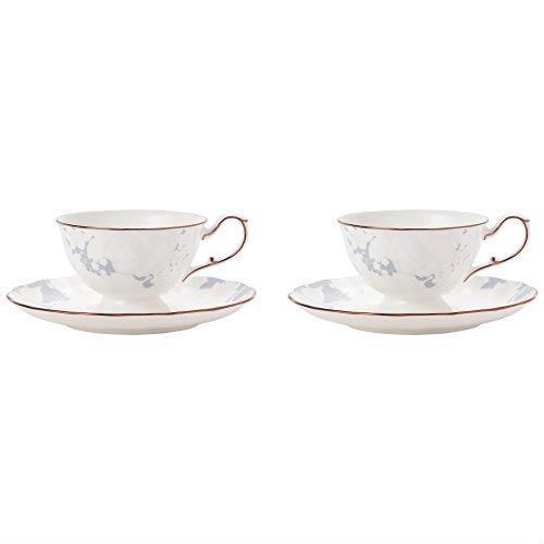 ● NARUMI(ナルミ) カップ ソーサー セット ローズ・ブランシェ 210cc 2客セット ティーコーヒー兼用 52187-7165 最安拍卖