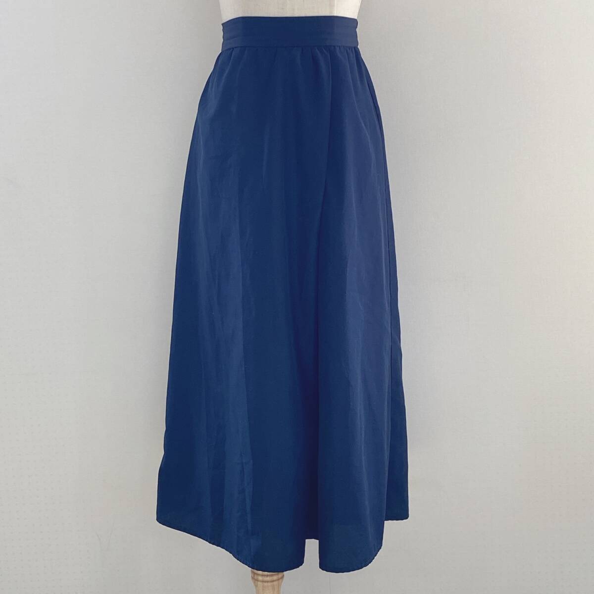 YZ1568 美品 NATURAL BEAUTY BASIC ナチュラルビューティーベーシック レディース ルーミーパンツ スカート風 Mサイズ 万能 USED 古着拍卖