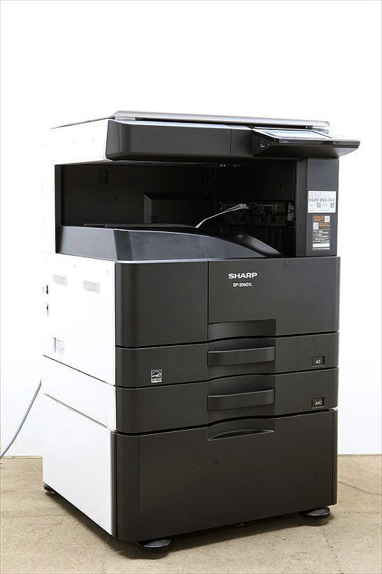 中古A3/モノクロ複合機 SHARP/シャープ BP-30M31L カウンタ 11,442枚 【中古】拍卖