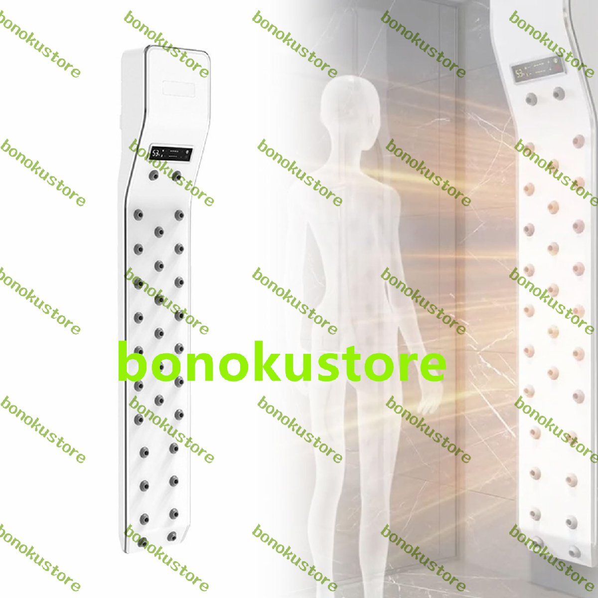 3300W フルボディドライヤー LCD タッチコントロールボディヘアドライヤー 風速と温度調整機能付き 完璧で肌に優しい乾燥 環境に優しい拍卖