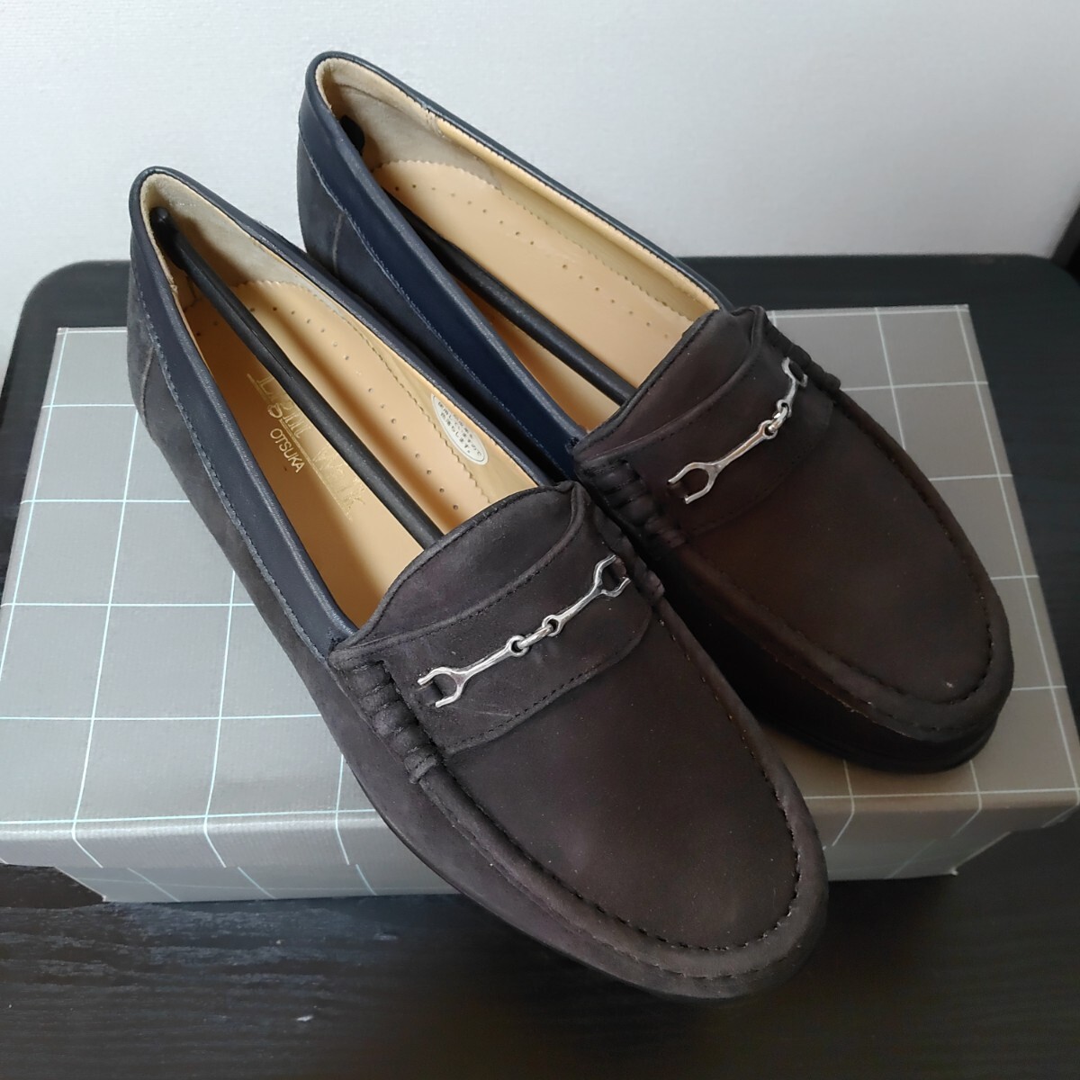 【新品】OTSUKA ライトウォーク ローファー サイズ39(24.5)革 ビジネスシューズ ブリティッシュ 結婚式参列 1111-C4-HKT3拍卖