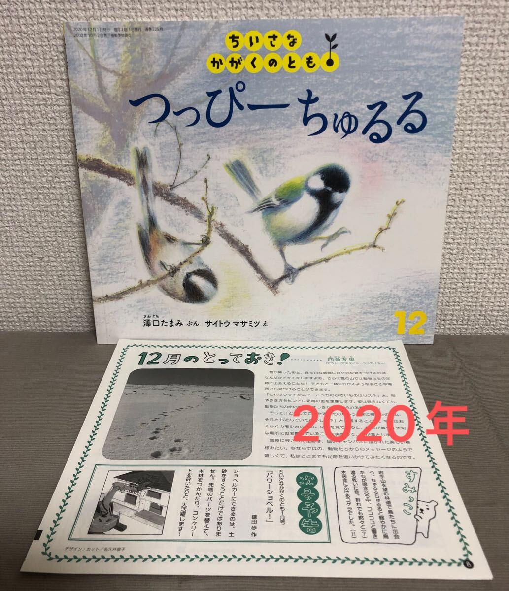 「つっぴーちゅるる」ちいさなかがくのとも 澤口たまみ サイトウマサミツ 福音館 2020年 折り込み付録つき 福音館書店拍卖