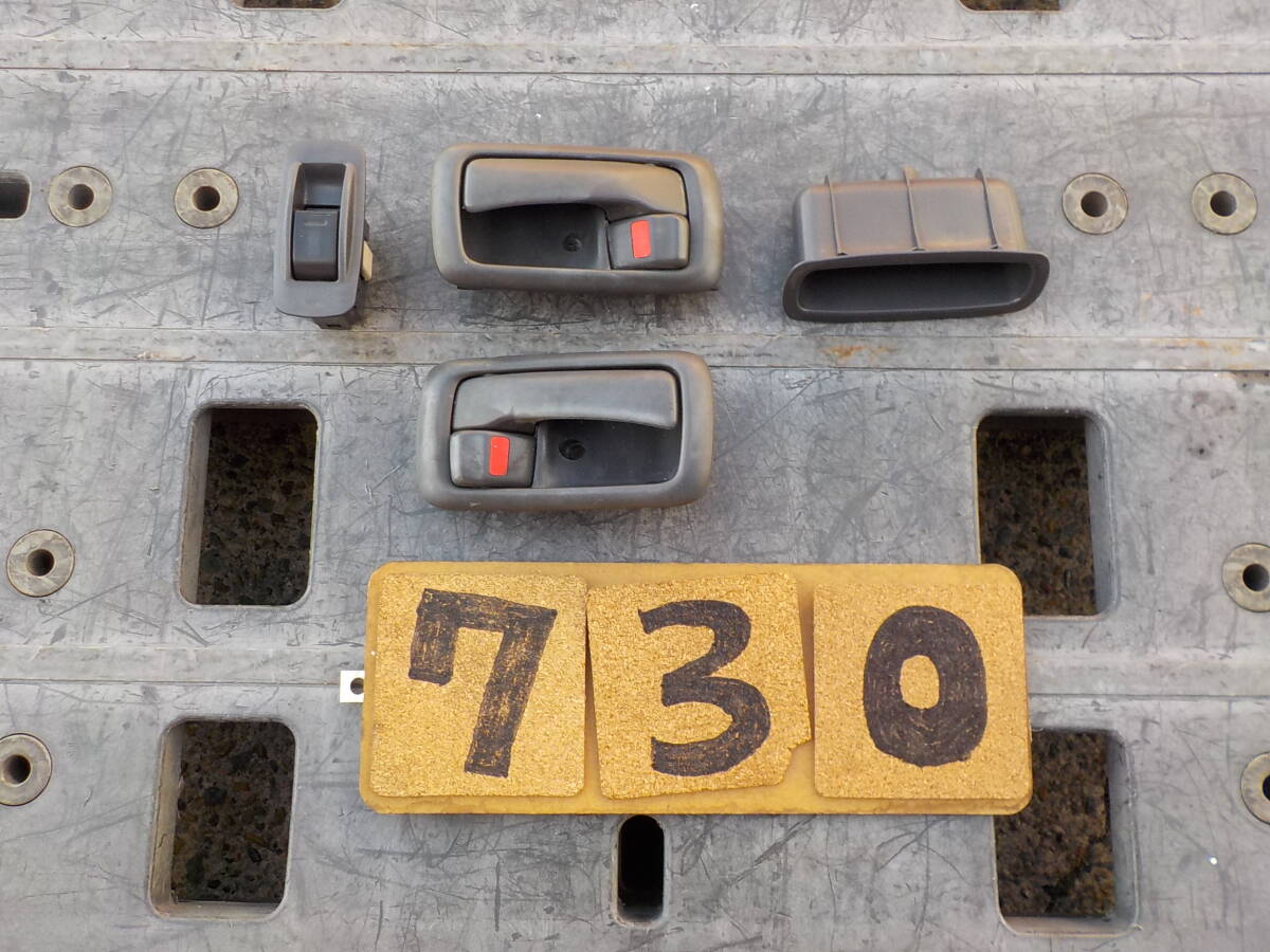 AE111 レビン LEVIN BZ-G 5F 純正 右 ドアノブ 助手席P/Wスイッチ A730拍卖