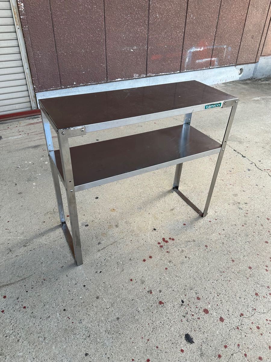 ★税込送料無料★ タニコー 業務用 上棚 置き台 収納棚 調理台 作業台 ステンレス 飲食店 900×350×800 拍卖