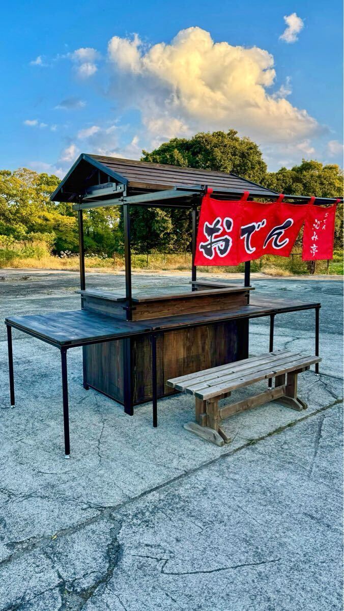 おでん屋台☆ラーメン屋台☆移動販売☆屋台製作専門店のオーダーメイド製造☆組み立て式☆バラせばハイエースや軽トラに乗る!拍卖